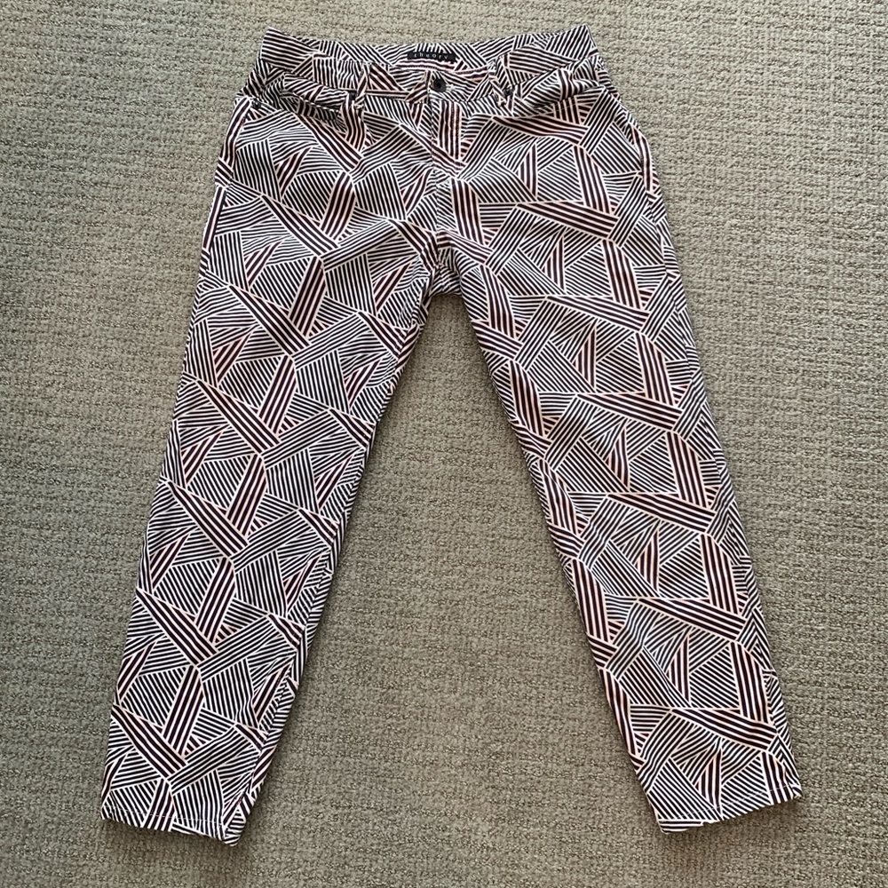 Theory Red White & Blue Jeans